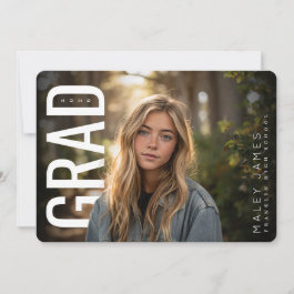 Modern PhotoPop Class of Graduation Announcement