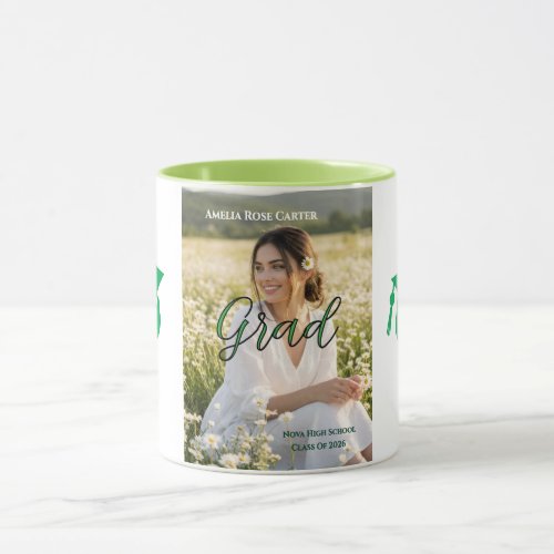 Modern PhotoPop Collage Graduation Party Mug