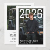 Modern PhotoPop Graduation Party Invitation