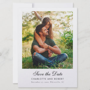 Modern Phots QR Code Wedding Save the Date