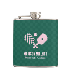 Modern Pickleball & Prosecco Bachelorette Weekend Flask
