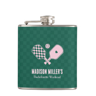 Modern Pickleball & Prosecco Bachelorette Weekend Flask