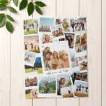 Modern Picture Scrapbook Photo Collage Jigsaw Puzzle<br><div class="desc">Create your own modern photo collage puzzle featuring your favorite pictures in a trendy overlapping scrapbook photo style design. Add your own personalized text for any occasion.</div>