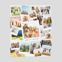 Modern Picture Scrapbook Photo Collage Metal Print