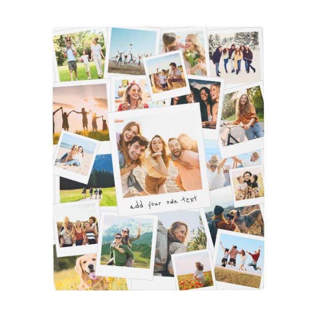 Modern Picture Scrapbook Photo Collage Metal Print (Front)