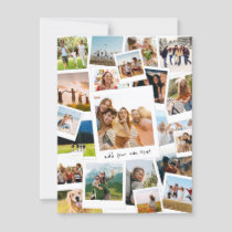 Modern Picture Scrapbook Photo Collage Postcard
