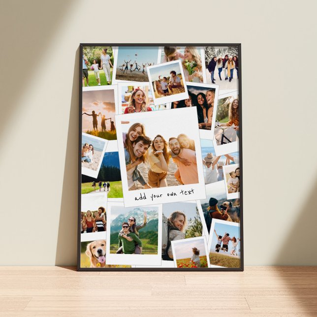 Modern Picture Scrapbook Photo Collage Poster (Creator Uploaded)