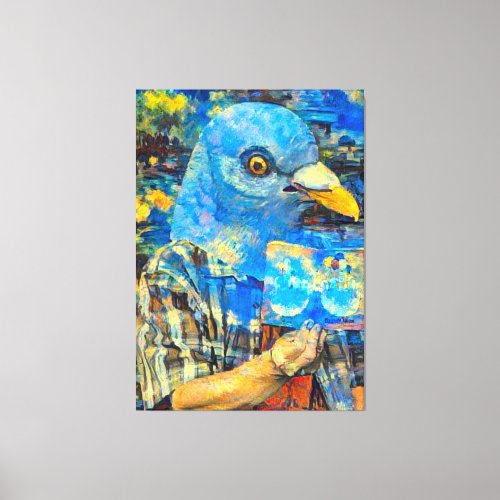 Modern Pigeon Reading Acrylic Print