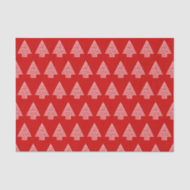 Modern Pine Tree Tissue Paper (Front)