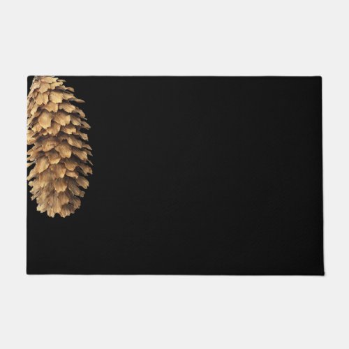 Modern pinecone doormat
