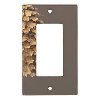 Modern pinecone light switch cover