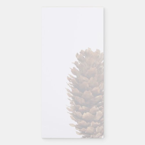 Modern pinecone magnetic notepad