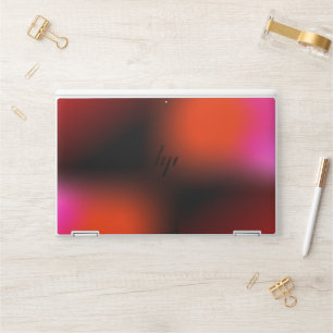 Modern Pink and Red Gradient HP Laptop Skin