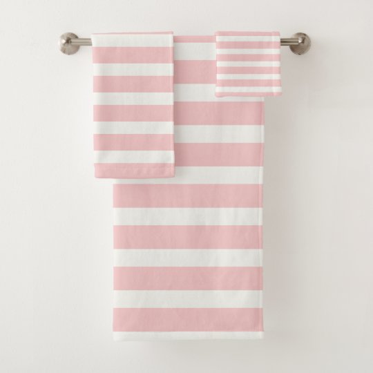 Pink Striped Towel