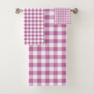 Modern Pink Buffalo Checks
