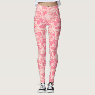 Best Ladies' Pink Camo Leggings, Purple Pink Sexy Best Military