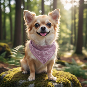 Modern Pink Camo Stylish Camouflage Bandana