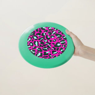 Modern Pink Cheetah Leopard Animal Print Wham-O Frisbee