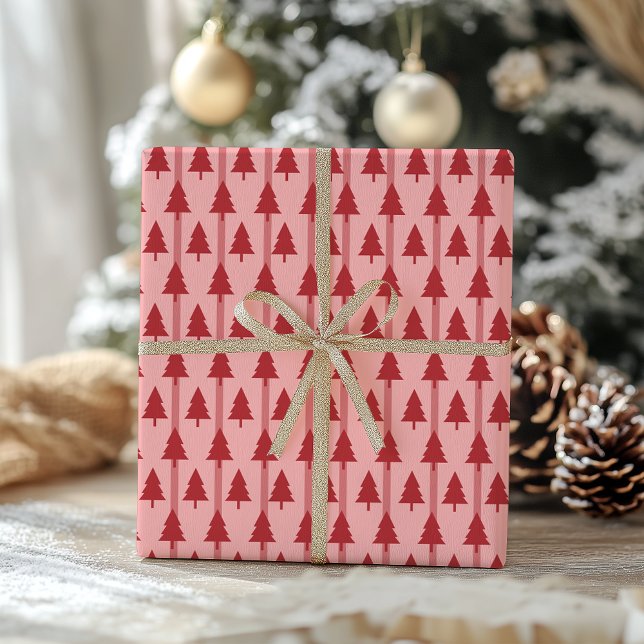 Modern Pink Christmas Wrapping Paper (Creator Uploaded)