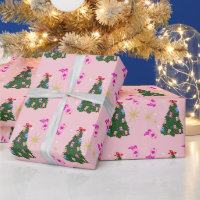 Modern Pink Cowgirl Western Boots Christmas Tree