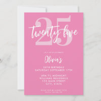 Notebook Birthday Invitations  25 Invitations and Envelopes – Printed Party