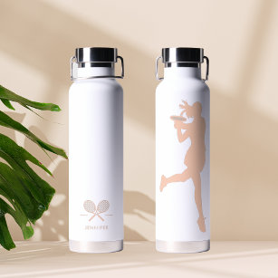 Tennis Themed Personalized Preppy Water Bottle Labels Digital File