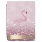 Modern Pink Flamingo Glitter Bokeh - Personalized