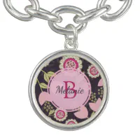 Monogram Bracelet - Floral