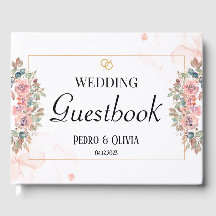 Modern pink floral wedding  