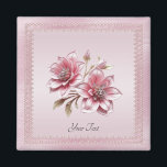 Modern Pink Flowers Magnet<br><div class="desc">Beautiful Modern Pink Flowers Magnet</div>