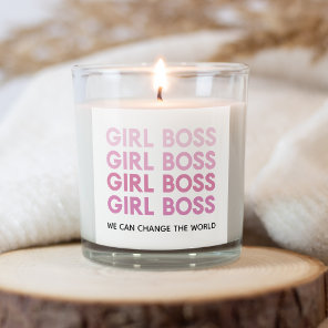Modern Pink Girl Boss Best Girly Gift Square Sticker
