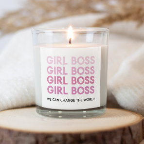 Modern Pink Girl Boss Best Girly Gift Square Sticker Modern Pink Girl Boss Best Girly Gift Square Sticker