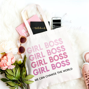 Modern Pink Girl Boss Best Girly Gift Tote Bag Modern Pink Girl Boss Best Girly Gift Tote Bag