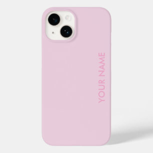 Modern Pink Girly Initial Minimal Monogram Case