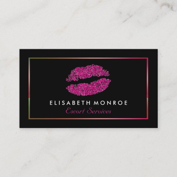 Escort Service Business Cards - Business Card Printing | Zazzle