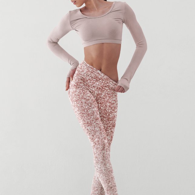 Modern Pink Glitter Sparkles Gift Leggings (Creator Uploaded)