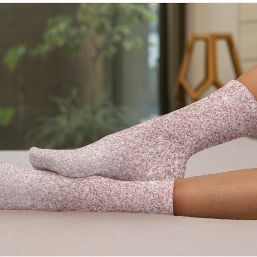 Modern Pink Glitter Sparkles Gift Socks