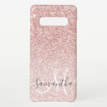 Modern Pink Glitter Sparkles Personalized Name Samsung Galaxy S10  Case<br><div class="desc">Introducing our Modern Pink Glitter Sparkles Personalized Name product, available exclusively on Zazzle! Make a stylish and personalized statement with this stunning design that combines the charm of pink glitter with a modern touch. Whether you're looking for a gift or a special treat for yourself, this product is perfect for...</div>
