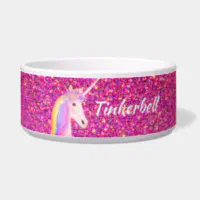 Glitter dog bowl fashion