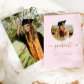 Modern Pink & Gold Photo Graduate Graduation Party Invitation