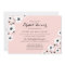 Modern Pink Gray Black Anemone | Bridal Shower