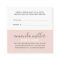 Modern pink gray refer a friend script signature