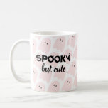 Modern Pink Halloween Spooky but Cute Coffee Mug<br><div class="desc">Modern Pink Halloween Spooky but Cute Coffee Mug</div>