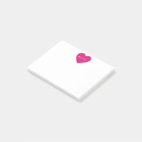 Cute Watercolor Rainbow Heart Post-it Notes, Zazzle