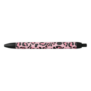 Modern Pink Leopard Pattern Animal Pen