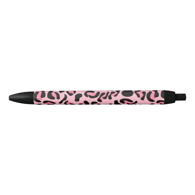 Modern Pink Leopard Pattern Animal Pen (Front)