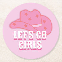Modern Pink Let's Go Girls Cowboy Hat Rodeo