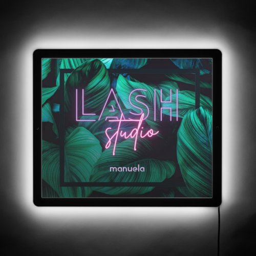 Modern Pink Neon Lash Studio Professonal LED Sign