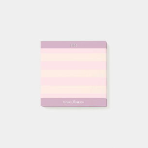 Modern Pink Office School Teacher Mom Student Post-it Notes
