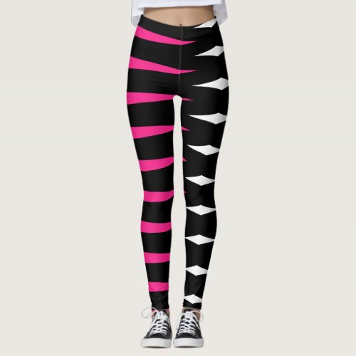 Modern pink patterns  leggings